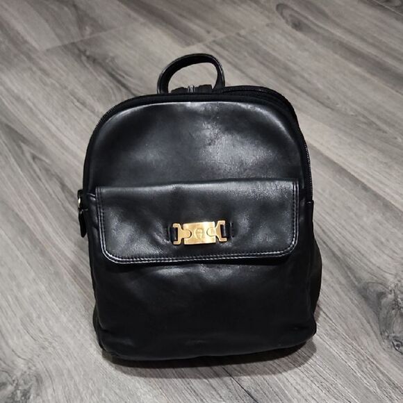 Y2K Black Etienne Aigner Backpack Sling Bag main image 4